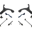 Brazos de control, rótulas, barras de amarre, barras estabilizadoras para Hyundai Accent 06-11, 10 piezas Kt