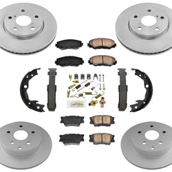 Rotores de freno de 10 7/8 pulgadas 2.4L 2.5L 06-18 para Toyota Rav4 sin asientos de tercera fila