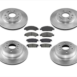 Front Rear Rotors & Brake Pads for Chevrolet Tahoe Yukon 2015-2020