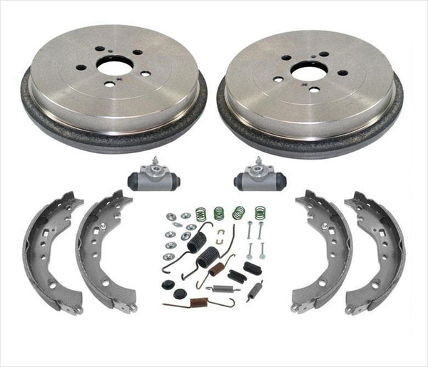 Fits For 09-19 Toyota Corolla 1.8L Brake Drums & Shoes Springs Wheel Cylinders