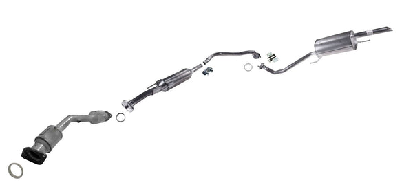 Rear Catalytic Converter + Exhaust System for Nissan Versa 1.6L 12-17 SEDAN ONLY