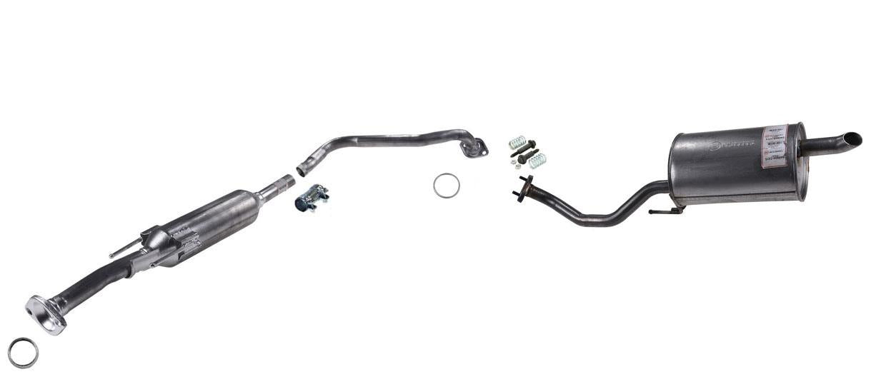 Middle Resonator and Muffler for Nissan Versa Note Hatchback 1.6L 14-17