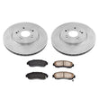 Front Disc Brake Rotors Ceramic Brake Pads for Honda CR-V All Wheel Drive 12-16