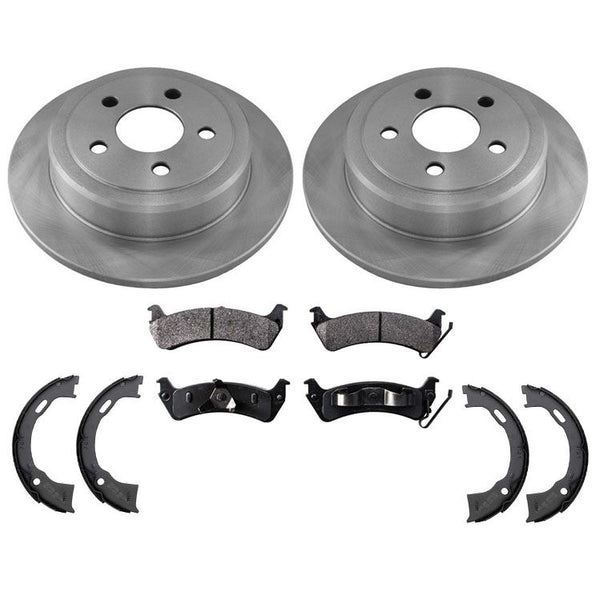 Frenos de disco traseros, pastillas de freno, zapatas de freno, kit de 4 piezas para Ford Windstar Van 1995-2003