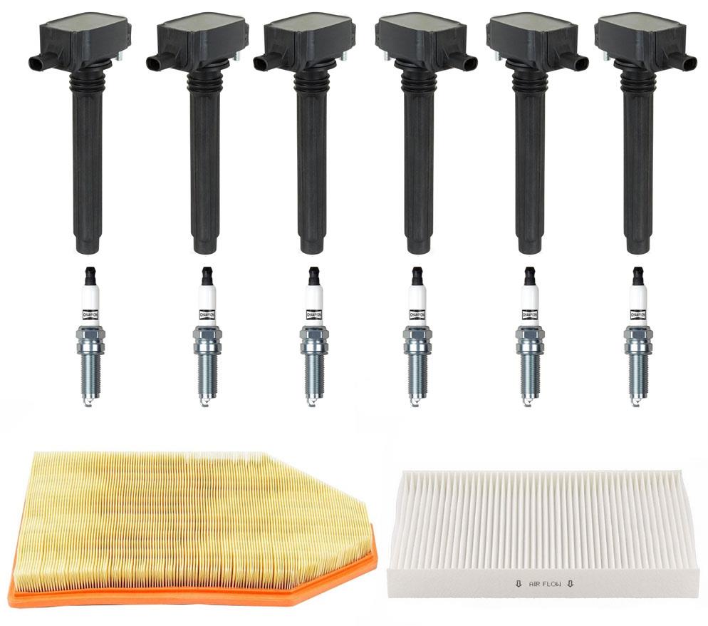 Ignition Coils Spark Plugs & Filters for Chrysler Town & Country 3.6L 11-16 14pc