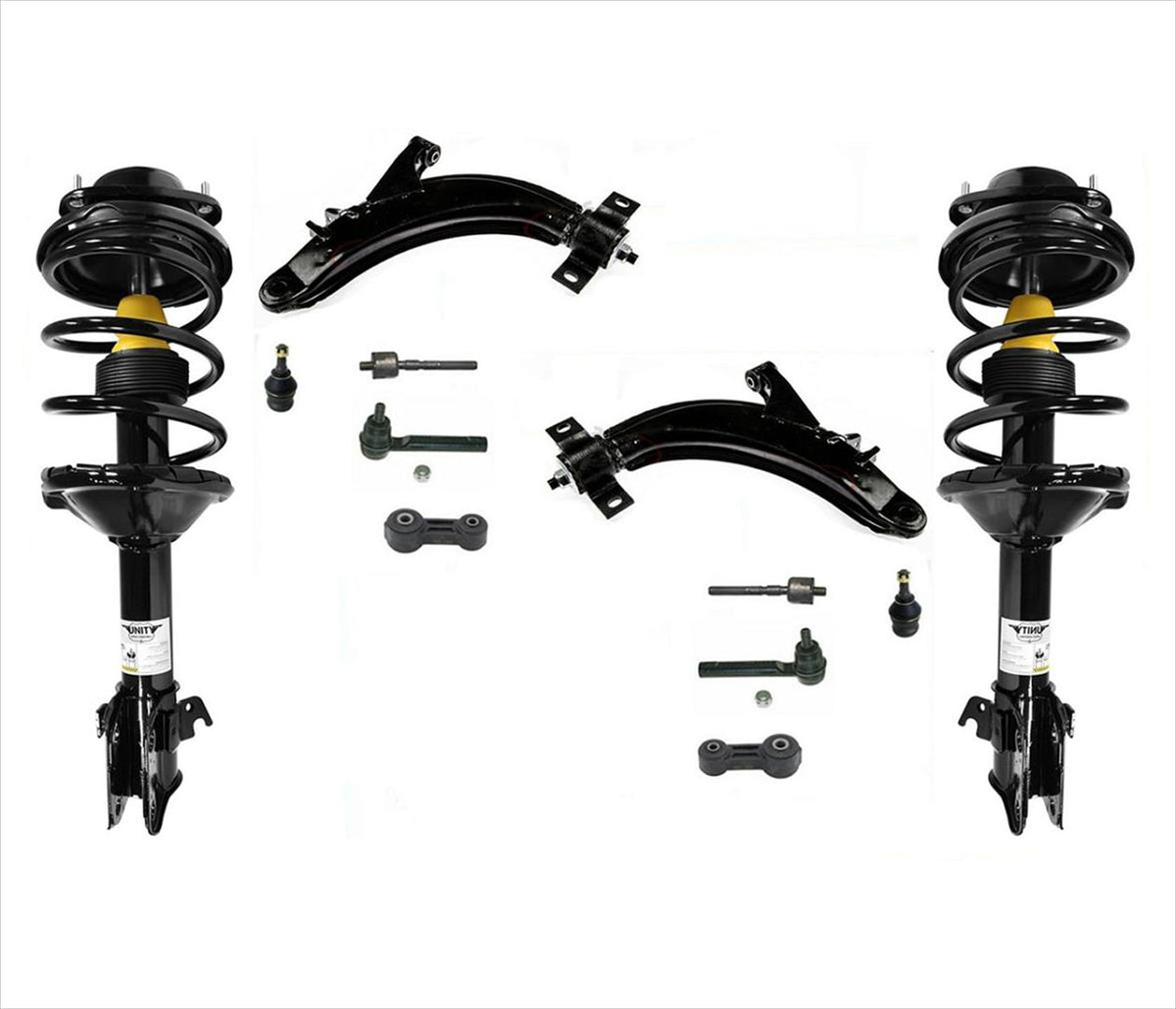 Front Complete Struts Control Arms & BJ 12 Pcs fits For 00-04 Subaru Outback - Photo 1