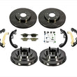 Rotors Brake Pads Drums Bearings Brake Shoes for Ford 05-07 2.0L 2.3L Focus