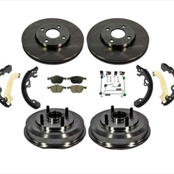 Rotors Brake Pads Drums Bearings Brake Shoes for Ford 05-07 2.0L 2.3L Focus