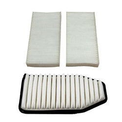 Set of 2 Cabin Air Filters & Engine Air Filter for Jeep Wrangler 2011-2017 3pc