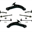 Se adapta a Nissan Sentra 07-12, brazos de control inferiores, varillas de amarre y eslabones de barra estabilizadora, kit de 8 piezas