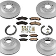 Rotores de disco, pastillas de freno, zapatas de estacionamiento, resortes para Chevrolet Trailblazer EXT 02-05