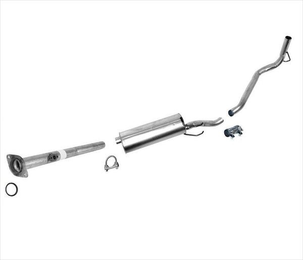 Exhaust System Pipe Muffler for Toyota Tacoma 01-04 3.4L 4WD Xtra & Double Cab