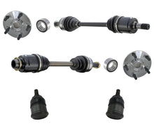 F Wheel Hub Bearing CV Axles Ball Joints Fits Honda Accord 2.4L 08-12 Automatic