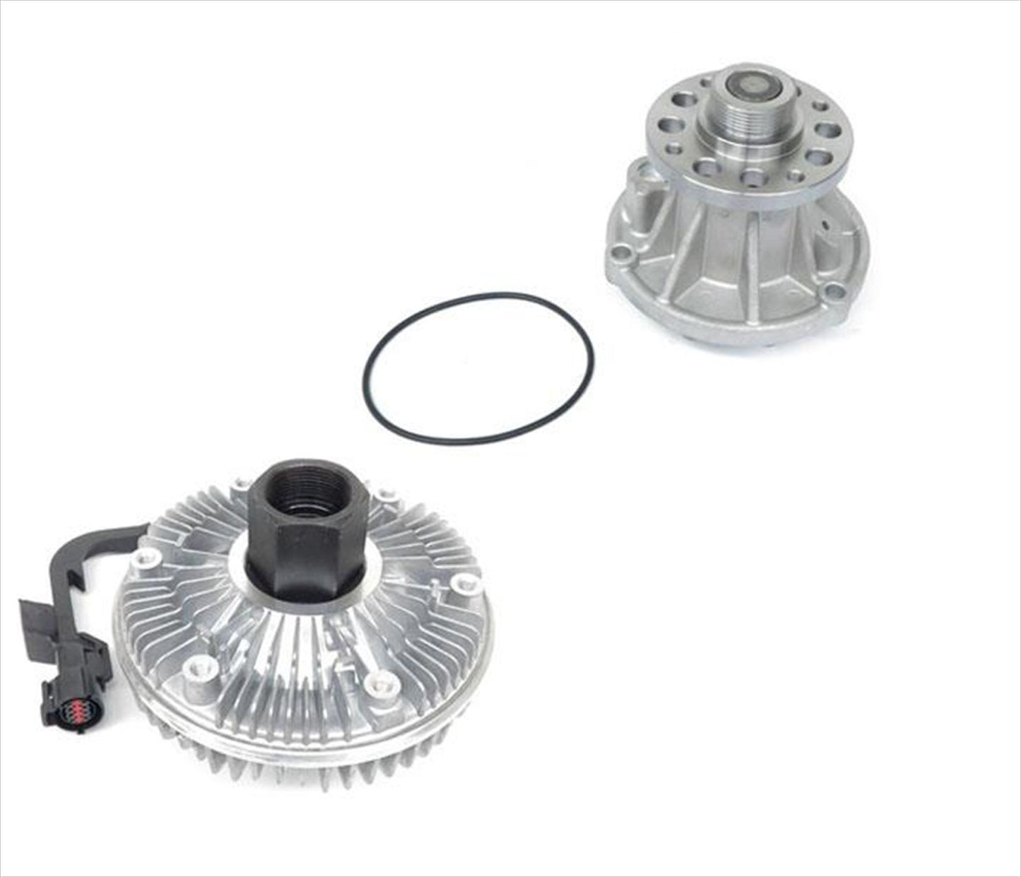 Bomba de agua y embrague de ventilador eléctrico para Ford 04-07 F250 Super Duty 6.0L Diesel
