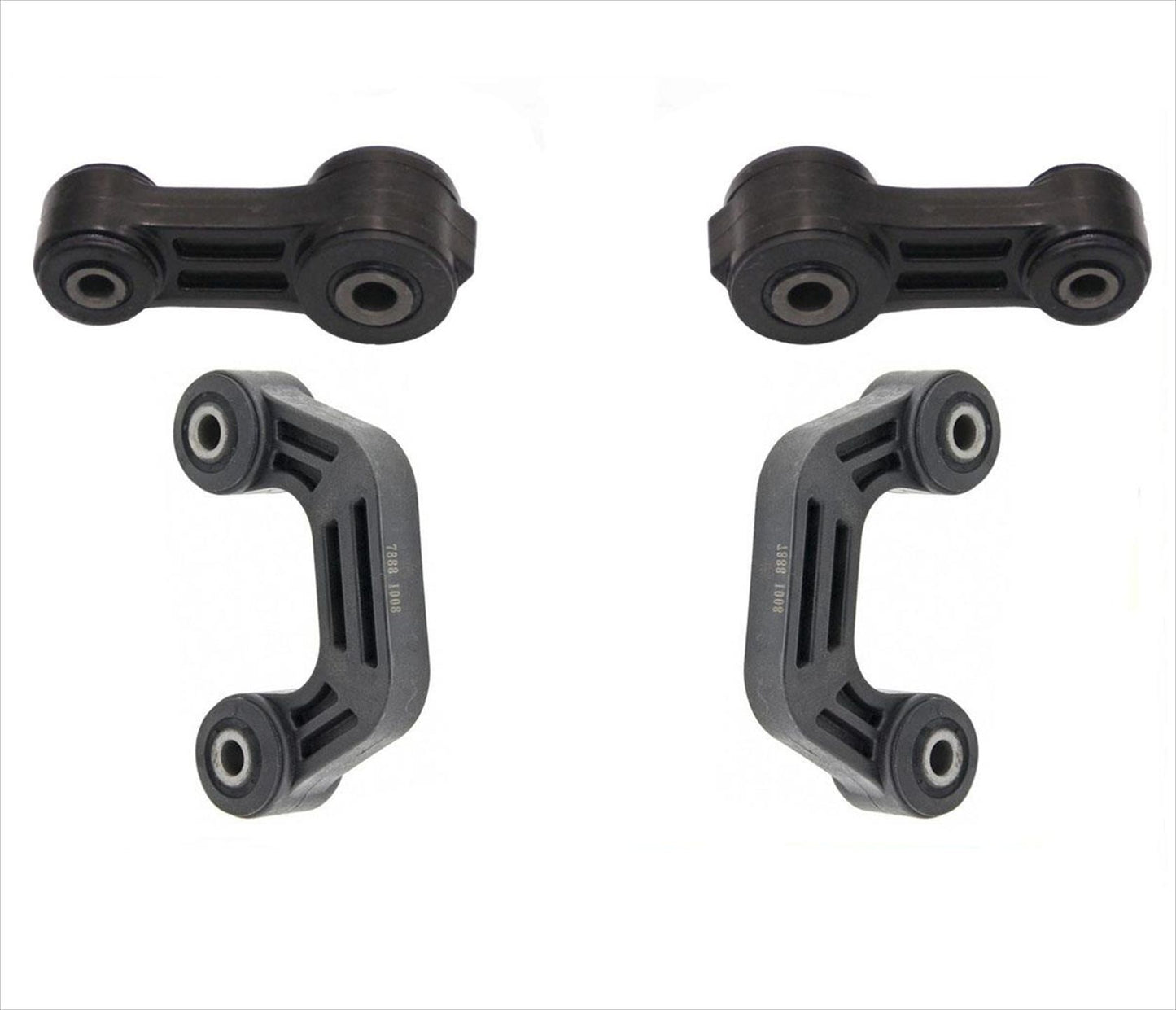 Se adapta a Subaru Forester 98-02 Impreza 93-07 Enlaces de barra estabilizadora delantera y trasera, kit de 4 piezas
