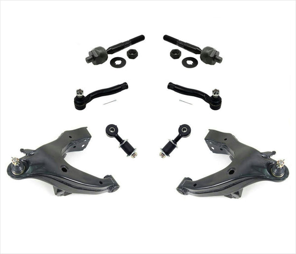 For 1998-2002 Lexus LX470 Lower Control Arms Tie Rods Ball Joints Sway Bar 8Pc