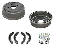 (2) 200MM 8 Inch GM Cars Rear 80008 Brake Drum & B553 Shoes W Springs H7281