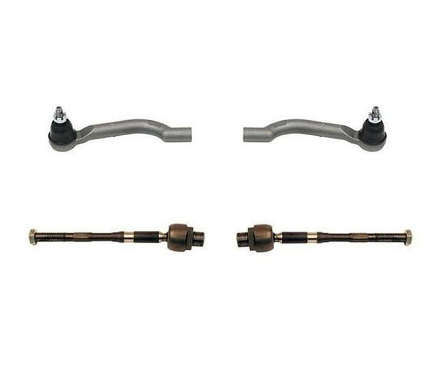 Los extremos de la barra de acoplamiento interior y exterior se adaptarán al kit de 4 piezas Nissan Rogue 08-13
