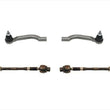 Inner and Outer Tie Rod Ends Will Fit Nissan Rogue 08-13 4pcs Kit