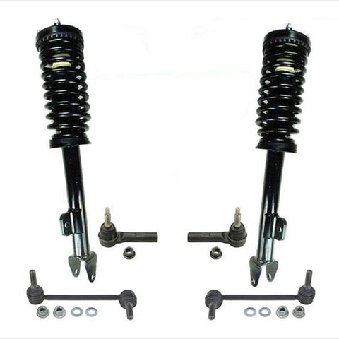 Front Struts Tie Rods & Links for Chrysler 300 Rear Wheel Drive 6Pc Kit 05-10