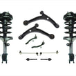 F Coil Spring Struts Lower Arms Tie Rods Links For Honda Pilot 2003 2004 2005