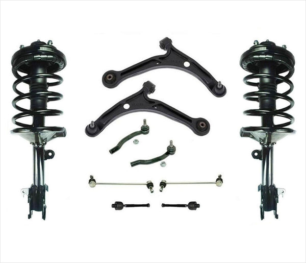 F Coil Spring Struts Lower Arms Tie Rods Links For Honda Pilot 2003 2004 2005