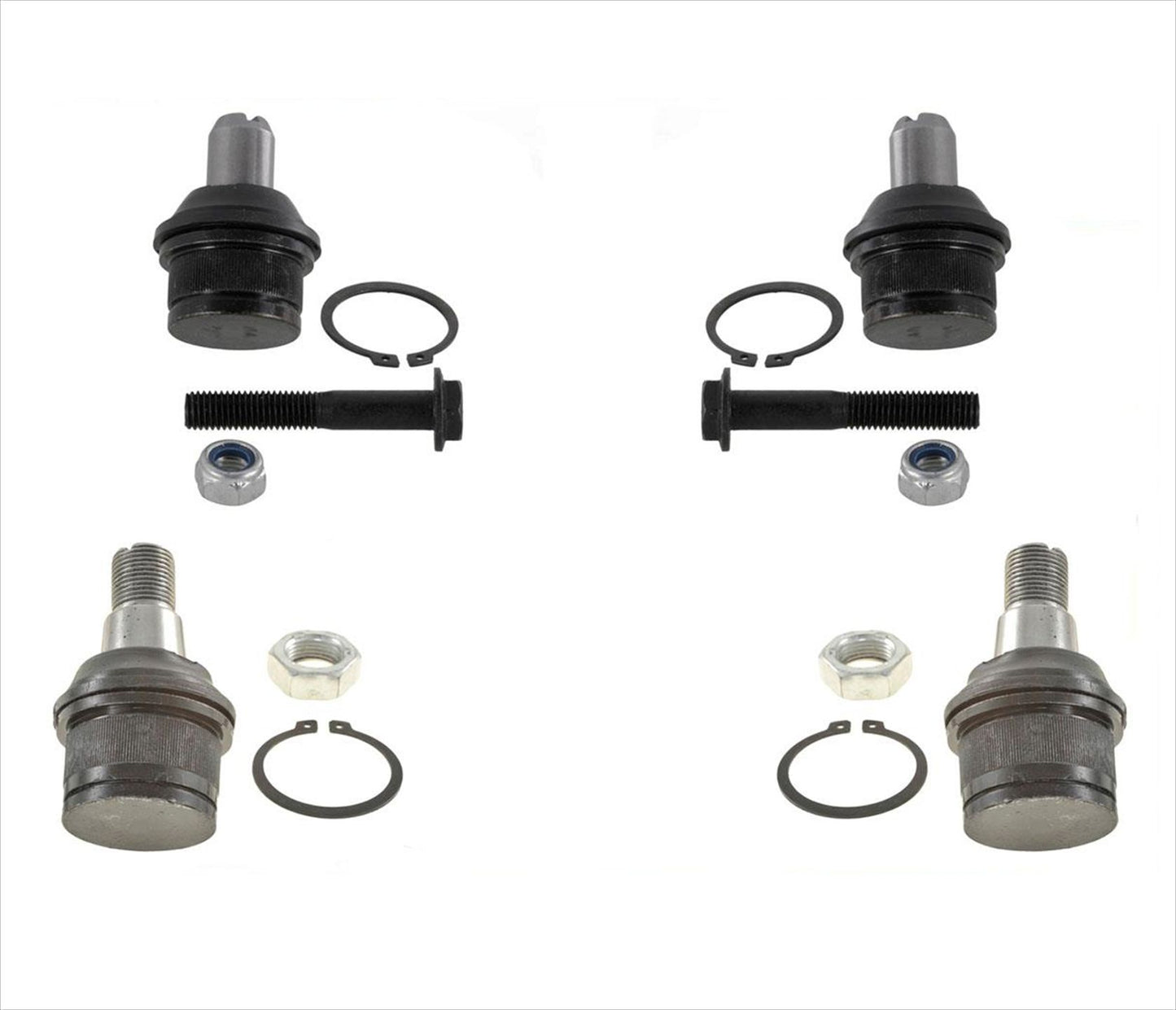 Las rótulas superiores e inferiores se adaptan a Ford Excursion F250 con tracción en 2 ruedas Twin I Beam