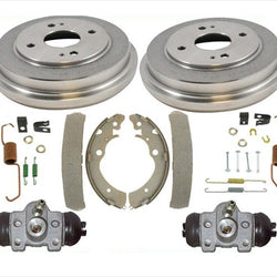 Drums Brake Shoes Springs Wheel Cylinders For Honda 1990 1992 2002 Honda Accord