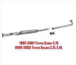 Exhaust Extension Pipe Resonator for Toyota Camry 97-01 2.2L 4 Cylinder