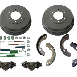 Tambores traseros Zapatas de freno Kit de resorte Cilindros para Isuzu Rodeo 6 piezas 2000-2004