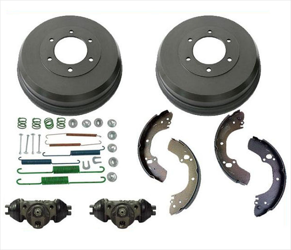 Tambores traseros Zapatas de freno Kit de resorte Cilindros para Isuzu Rodeo 6 piezas 2000-2004