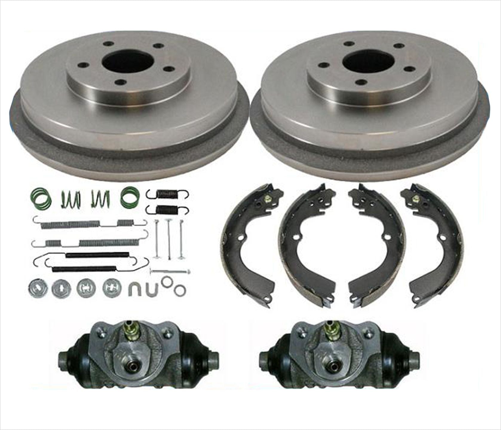Drums Brake Shoes Wheel Cyl fits for Subaru 98-08 Forester Only With 4Wheel ABS