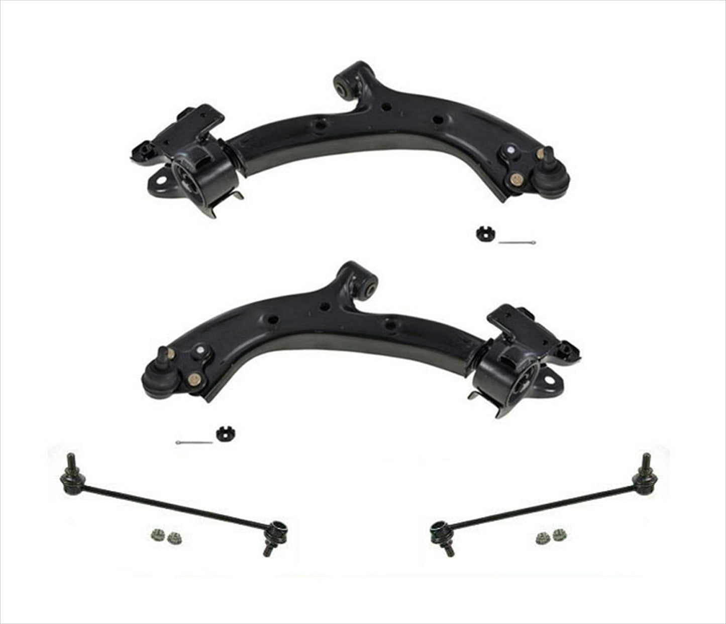 Control Arms Ball Joints Sway Bar Links 4pc kit for Honda CR-V 07-11