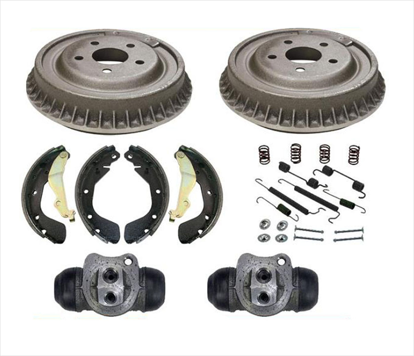 Drums Brake Shoes Springs Wheel Cylinder For Chevrolet Aveo Aveo5 2007 2008 2011