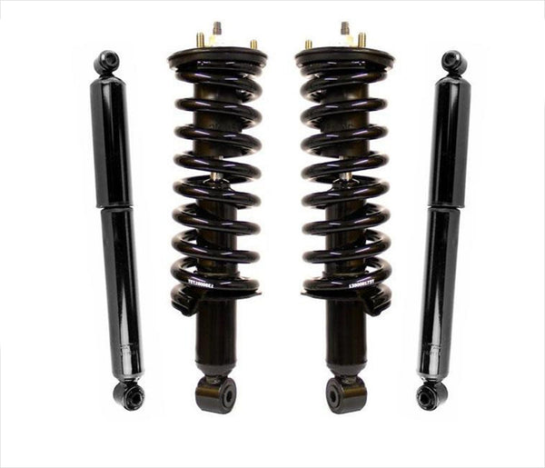 Amortiguadores delanteros completos y amortiguadores traseros para Nissan 4x4 Xterra 05-15 4 ruedas motrices 4p