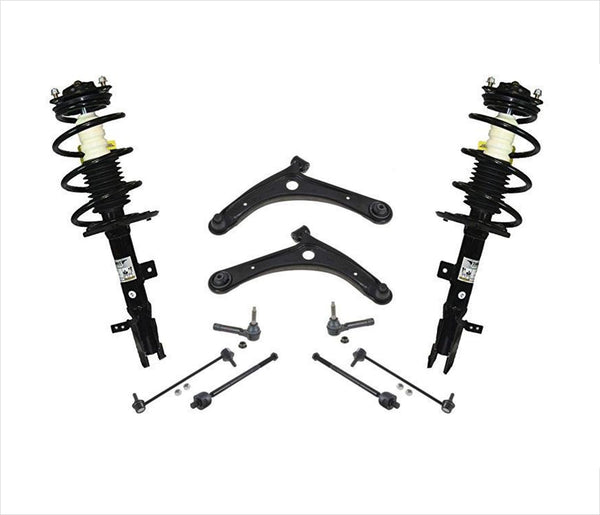 Se adapta a JEEP 07-15 Compass 07-12 Caliber Struts Control Arms Sway Bars Tie Rods