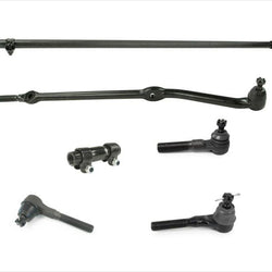 Se adapta a Jeep Wrangler Drag Link, varillas de amarre, mangas, kit de 6 piezas 97-06
