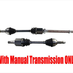 Front CV Axles for NISSAN SENTRA 2.5 SE-R Manual Transmission 2007-2012