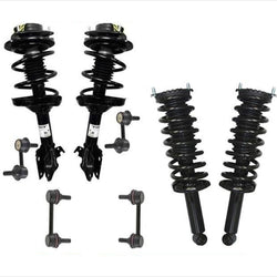 La barra estabilizadora del puntal del resorte helicoidal delantero y trasero se adapta a 05-09 Subaru Outback 2.5 3.0 8 piezas