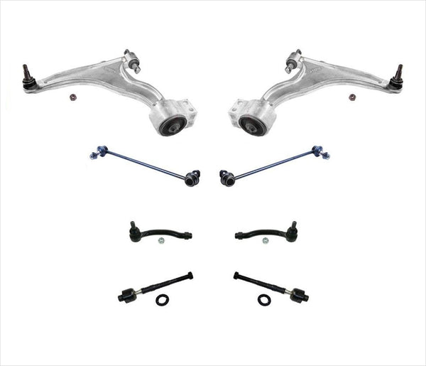 Brazo de control inferior L y R con varillas de rótula para Cadillac SRX 2010-2016, 8 piezas