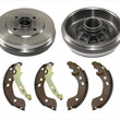 Rear Drums & Rear Brake Shoes for Nissan Versa 2012-2019 With 1.6L Engine