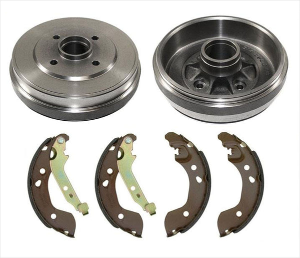 Rear Drums & Rear Brake Shoes for Nissan Versa 2012-2019 With 1.6L Engine