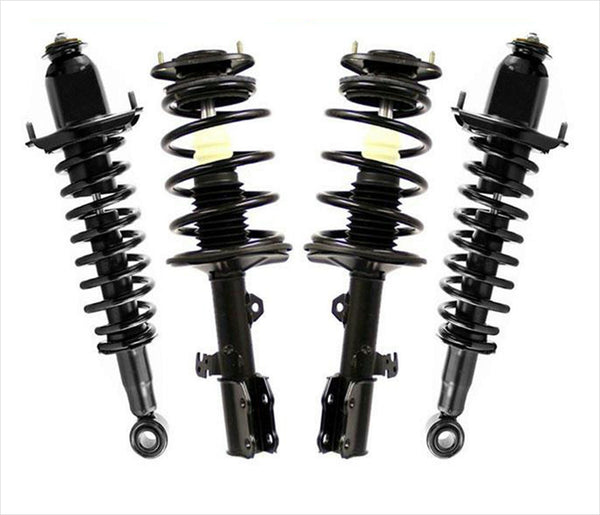 Front & Rear Complete Spring Struts for 03-08 Toyota Matrix Front Wheel Drive