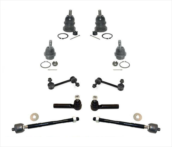 Varillas de amarre de rótulas delanteras superiores e inferiores para Toyota Tacoma 4 ruedas motrices 10p 05-13