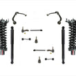 Front & Rear Suspension Chassis Kit with Control Arms for 02-04 Jeep Liberty