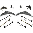 Se adapta al kit Mini Cooper 02-06, brazo de control inferior, rótulas, varillas de amarre, eslabones de barra estabilizadora