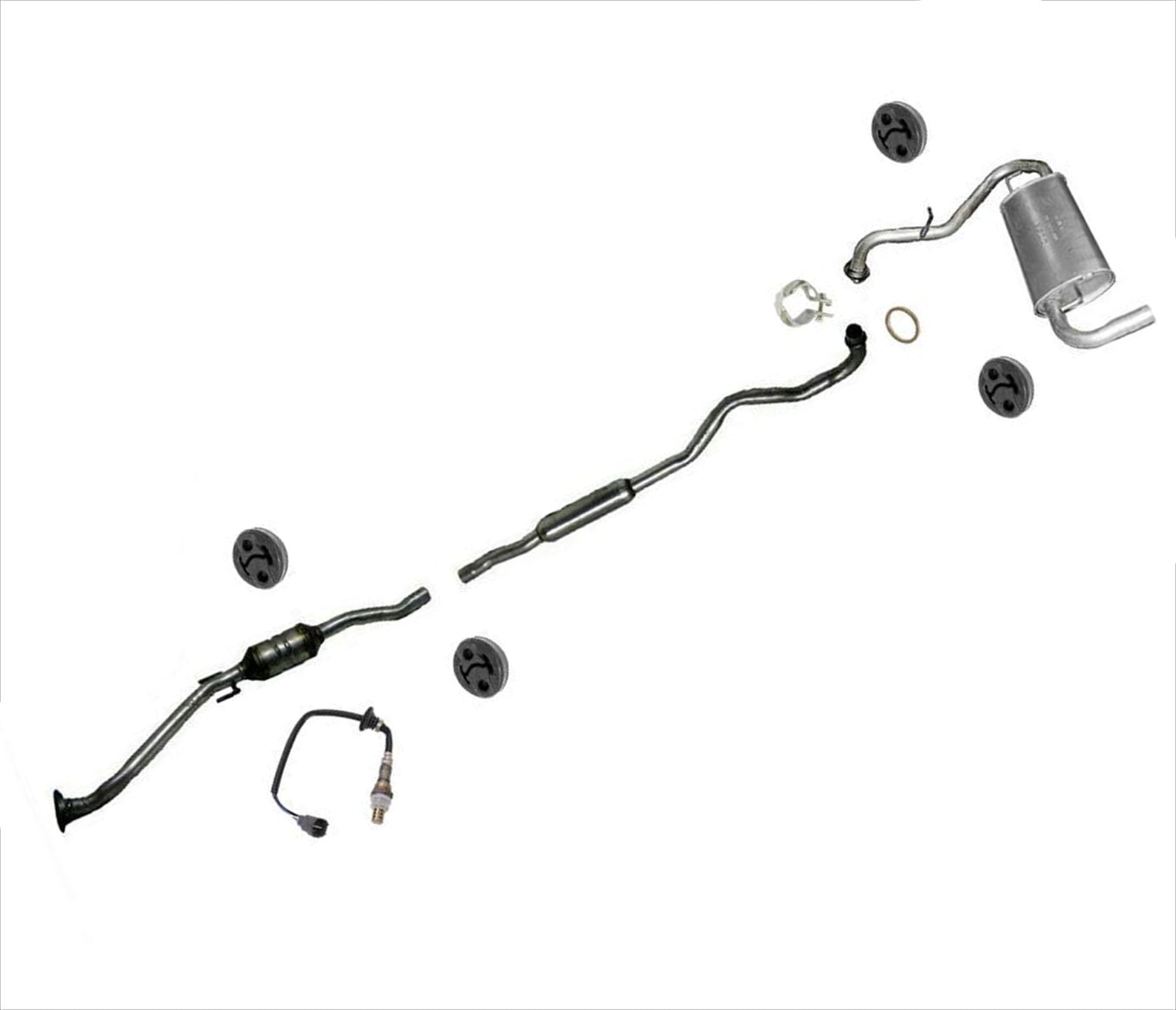 Exhaust System Catalytic Converter for Toyota Matrix All Wheel Drive 1.8L 04-06