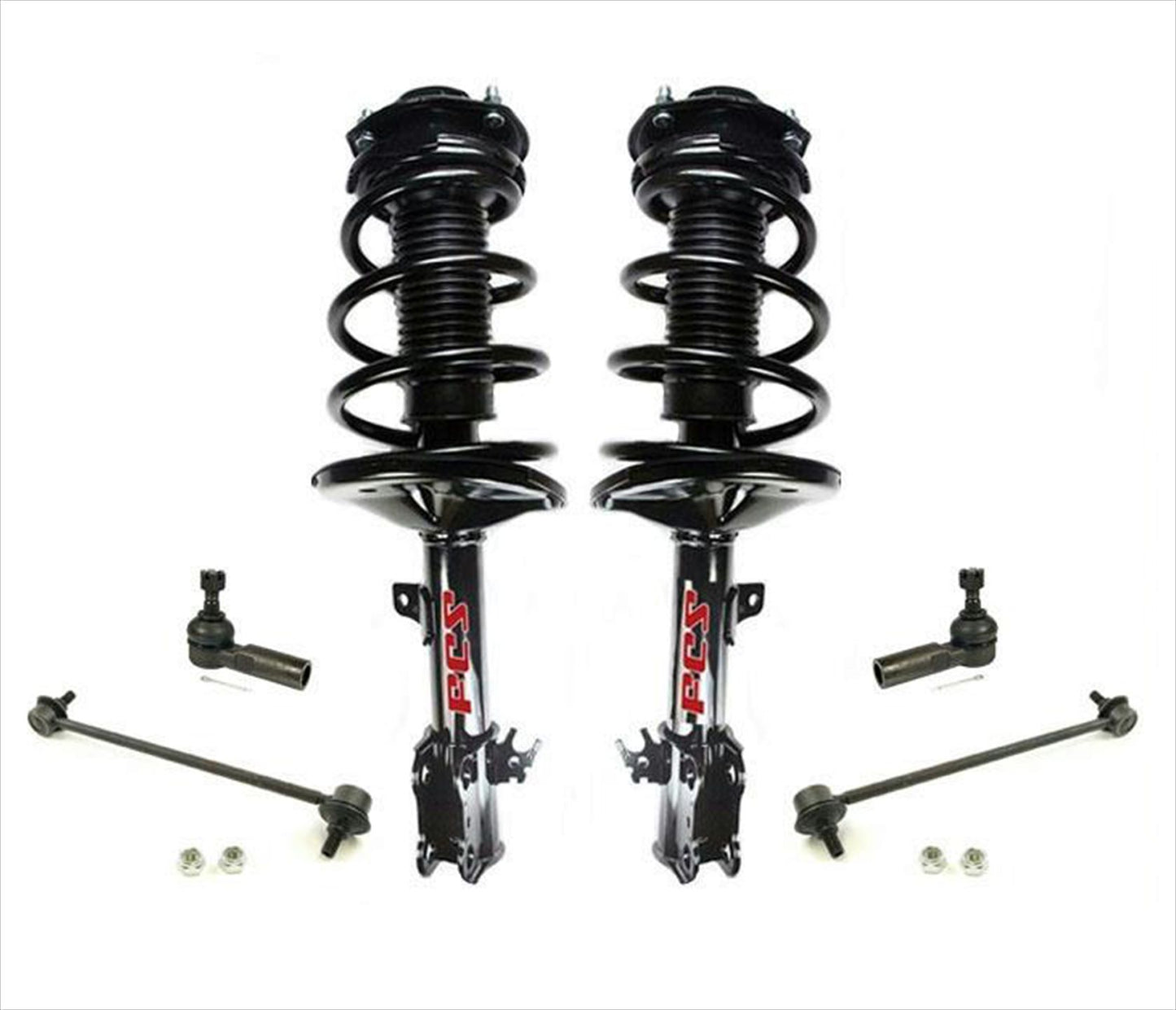 Front Coil Spring Strut Tie Rods & Links Fits 99-03 Lexus RX300 All Wheel Drive