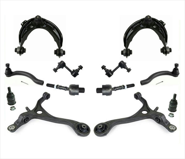 Front Upper & Lower Control Arm Tie Rods Links For Acura TL 2004 2005 2006