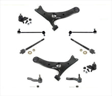 Para 04-05 Rav4 2 y 4 brazos de control de puertas, rótulas, barras estabilizadoras y tirantes, 8 piezas